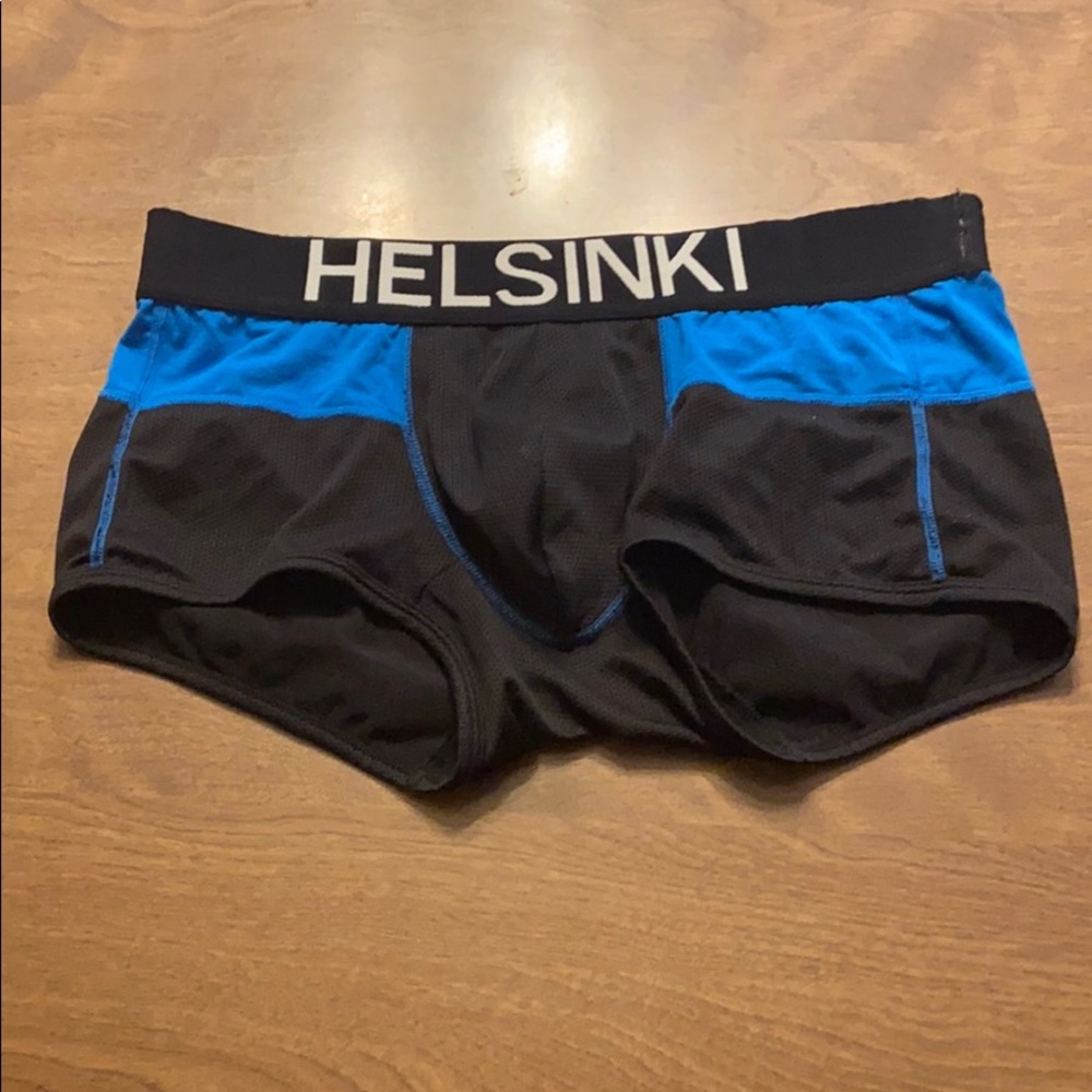 Helsinki Athletics Cotton/Mesh Trunks